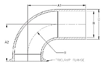 Short Radius SIB 90 Elbow SIB-x-Tri-Clamp-2