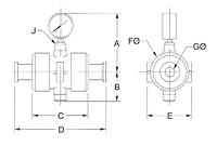 Horizontal Pressure Gauge Guard-2