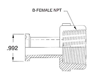 Mini Tri-Clamp x NPT-2 FNPT