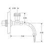 Wall Mount Non-Recirculating Gooseneck