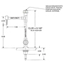 Bench Mount Faucet w/Vacuum Breaker