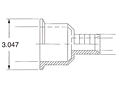 2-1/2" Tri-Clamp x Hosebarb