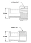 1" Ladish x NPT-2