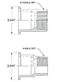 2-1/2" Tri-Clamp x NPT-2